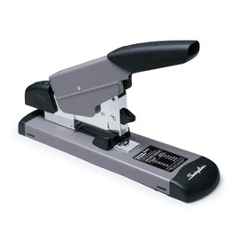 Swingline Heavy Duty Stapler, 160 Sheet High Capacity, Durable Desk , Alignment Guide, Commercial Stapler for Home Office Supplies or Desktop Accessories, Black/Gray (39005)
