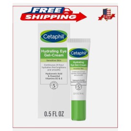 Crema Gel Hidratante para Ojos Cetaphil - 0.5 OZ Piel Sensible NUEVA EN CAJA