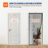 MAGZO Magnetic Screen Door Fits Door Size 38 x 82