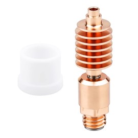 Tiardey Upgrade Ceramic Core High Flow Bimetal Heatbreak Bimetal Tube High Temperature Compatible with Phaetus Dragon Hotend V2 3D Printer for Printing Fibreglass Carbon Fibre