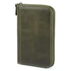 Londo Genuine Leather Padfolio with Pen Holder Notepad and Zip