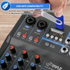 Pyle Professional Audio Mixer Sound Board Console System Interface 4