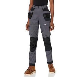 Dickies Women's Performance Workwear Pants, Thunder Gray, 12 RG