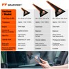 WRAPXPERT Window Tint Squeegee, Triangle Contour Tint Squeegee, Long Handle