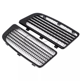 Unbranded Black ABS Radiator Grill Cover For Harley Electra Tri  Road Glide FLTRU FLHTCUTG
