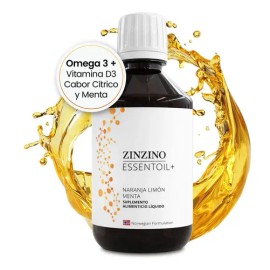 Zinzino | Essentoil+ | Omega 3 Y Vitamina D3 | 300ml Naranja Limón Menta