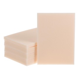 HARFINGTON 8pcs Sanding Sponge 4" x 2-3/4" Sanding Sponges Pad 800-1000 Grit Hand Sanding Sponges Sheet Wet Dry Sandpaper for Model Drywall Metal Wood Furniture Polishing, Beige