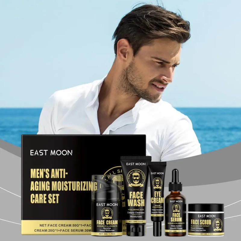 Em Set Anti Edad Hombre Limpieza, Hidratacion, Ojos, Facial