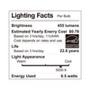 LUNO R20 Dimmable LED Bulb, 6.5W (45W Equivalent), 455 Lumens,