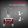 DaierTek Waterproof Toggle Switch 12V DC 30A Heavy Duty 2