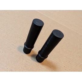 Parcel Shelf Hinge Pins Pair for Vauxhall Corsa C & Astra H - Black PETG Plastic - Replacement Car Boot Strut Supports - Fixes Loose or Sagging Shelf