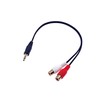 JZK 3.5 mm to 2 RCA Audio Cable, Phono RCA