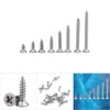 Pack of 200 Wood Screws Set M3 Stainless Steel Phillips