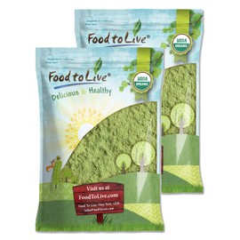 Organic Barley Grass Powder, 10 Pounds – Non-GMO, Finely Ground Whole Dried Young Leaves, Pure, Kosher, Vegan, Bulk. Good Source of Fiber, Protein. Great for Juices, Smoothies, Shakes, Yogurts.