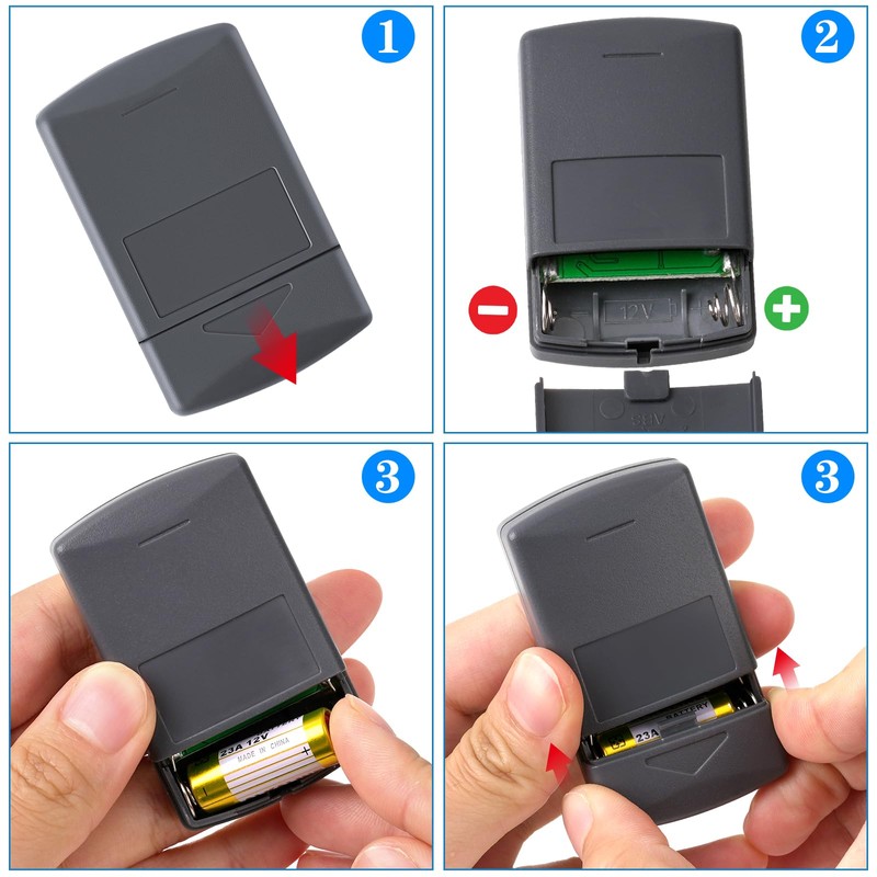 40.685 MHz Garage Door Opener Handheld Transmitter for Hörmann HSM4-40