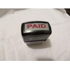 Paid Stamp, Paid Rubber Stamp self Inking Stamp Paid -Red