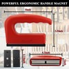 AOMAG 280Lbs Heavy Duty Magnet with Aluminum Alloy Handle, Neodymium