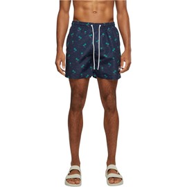 Urban Classics AOP Men's Swimming Trunks Pattern Swim Shorts for Men Available in Many Variations, Sizes XS - 6XL, Island Aop, xl