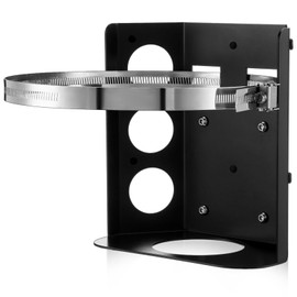 Hicarer Propane Tank Mounting Bracket for 5LB Bottle Secure Heavy Duty Propane Tank Holder with Strap for Car RV Trailers Truck Overland Vehicles and Boat