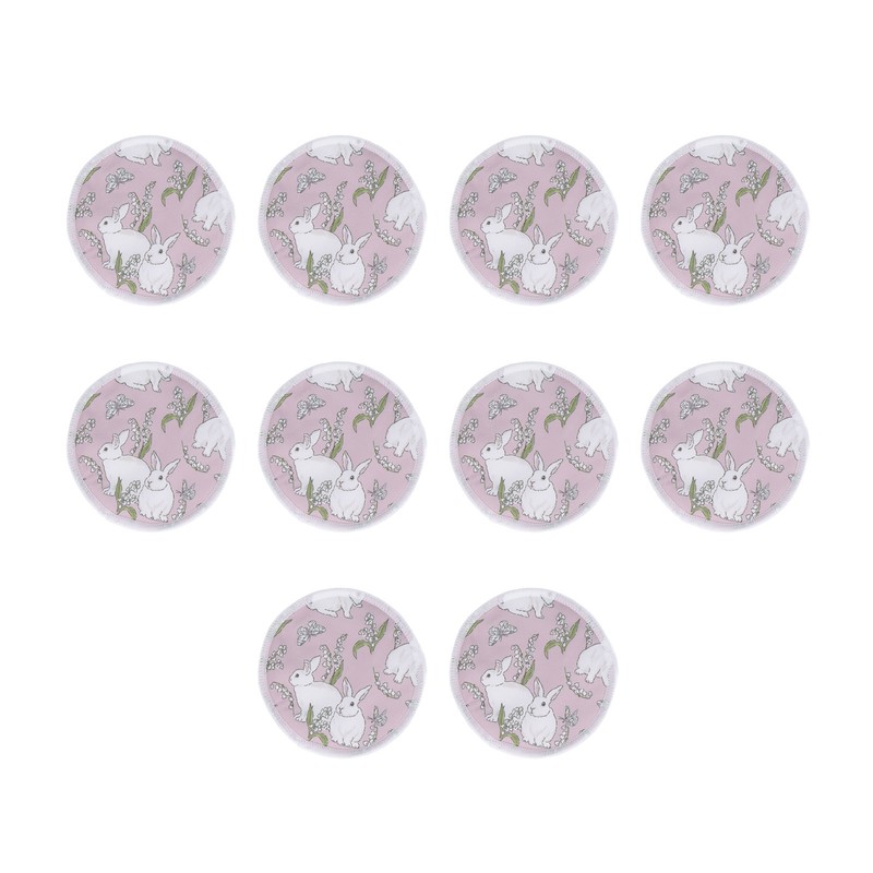 10Pcs Nursing Breast Pads Reusable Washable Breathable Comfortable Breastfeeding Nipple