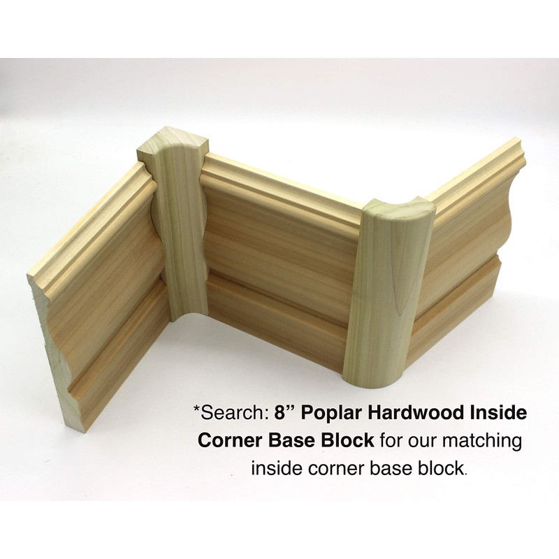 3/4" x 2 1/4" x 8" Poplar (Paint Grade) Hardwood