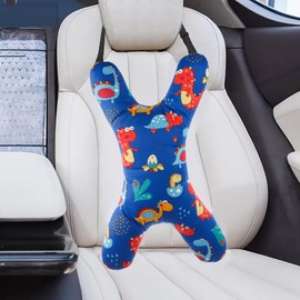 Car Travel Pillow for Kids Adults X-Shaped Car Sleeping Head Support Soft Neck Pillow Head and Body Support Travel Pillow Cushion for Car Seat Pillow Car Aircraft Travel Pillow Headrest for Road Trips