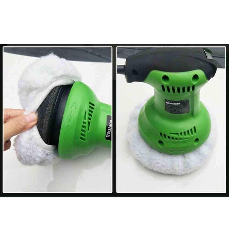 Car Polishing Pads, White Buffing Bonnets, 5-Pack