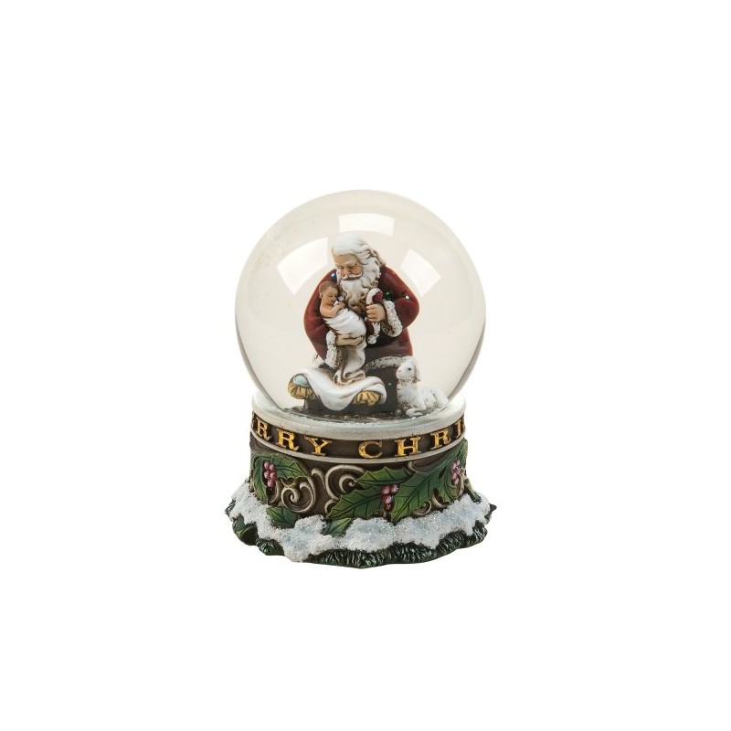 Joseph's Studio by Roman – 5.5" Musical Kneeling Santa with