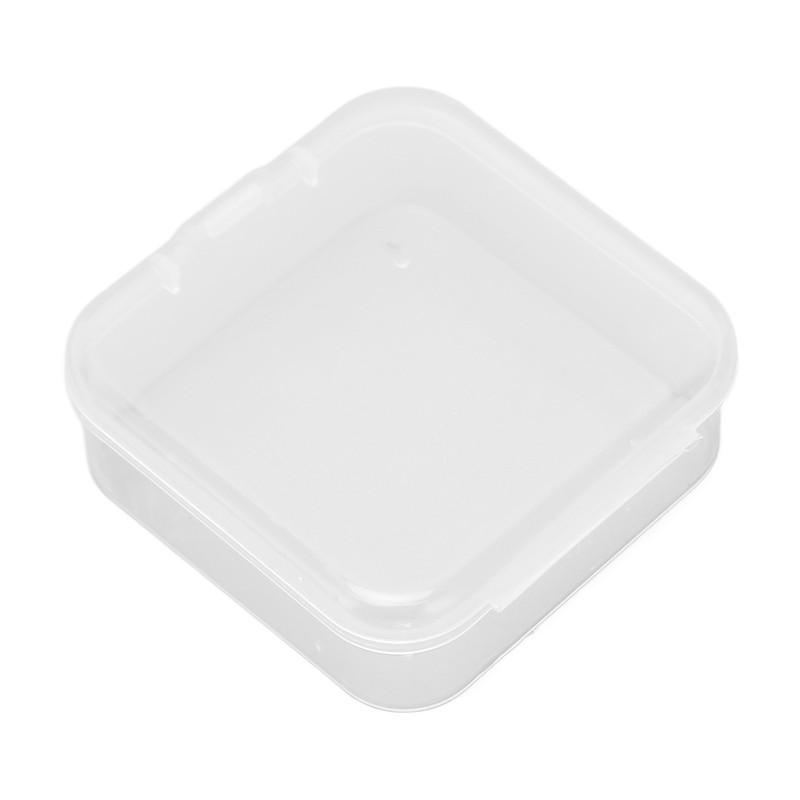 24pcs Mini Clear Jewelry Box Transparent Portable Small Plastic Storage