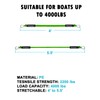 Obcursco Bungee Dock Line, Jet Ski Dock Line with Double