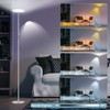 marctronic Silver Gray Floor Lamp, 42W 4000LM Super Bright LED