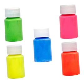 VILLFUL 5pcs 15g Diy Luminous Paint Fluorescent Pigments Glow in The Dark for Crafts Nails