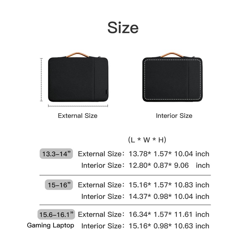 TAIKESEN 360° Protective Laptop Sleeve for 15-inch New MacBook Air,