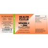 Health Plus Vitamin C + Zinc : Antioxidant supplement :