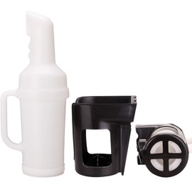 10L0L Universal Golf Cart Sand Bottle with Holder for EZGO Club Car Yamaha, Divot Filler Sand Seed Container Dispenser - 1 Pack