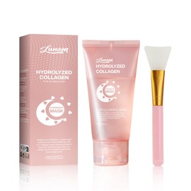 ZTSGU Collagen Night Wrapping Mask, Pore Minimizing Reduces Sagging Elasticity Improvement, Overnight Collagen Hydration Face Mask. (1Pcs)