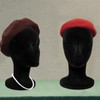 Foraineam 2 Pack Black Styrofoam Mannequin Head, 12 Inch Female