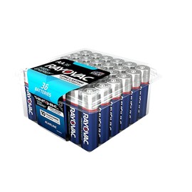 RAYOVAC AA 36-Pack HIGH ENERGY Alkaline Batteries with Recloseable Lid, 815-36PPK