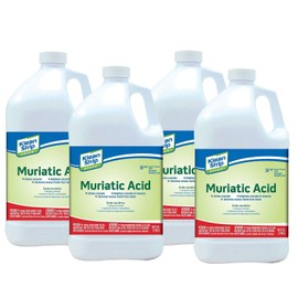 Klean-Strip Green Safer Muriatic Acid Jug 128 Oz ю (2 Set) of 4.
