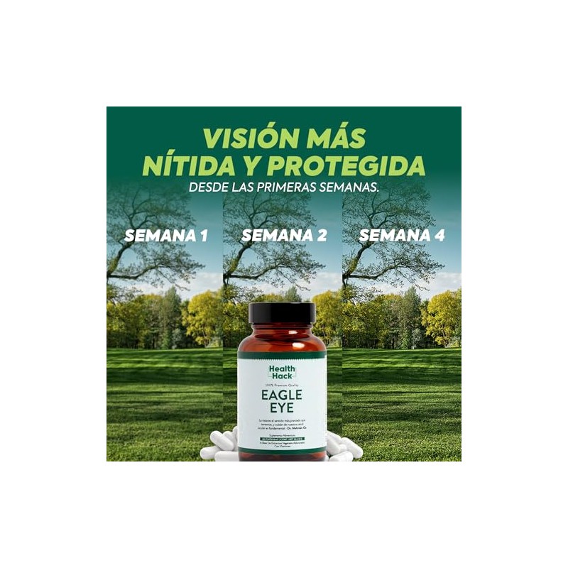 Eagle Vsion con Luteína, Zeaxantina, Vitamina E, Zanahoria Health Hack