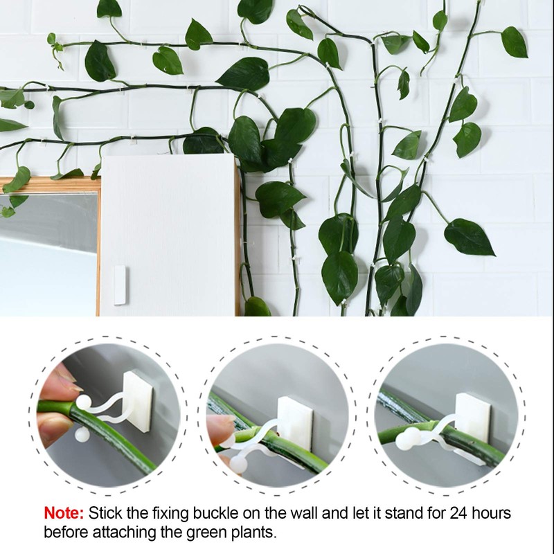 kissral Plant Clips Large Pack of 50 Wall Mounts for