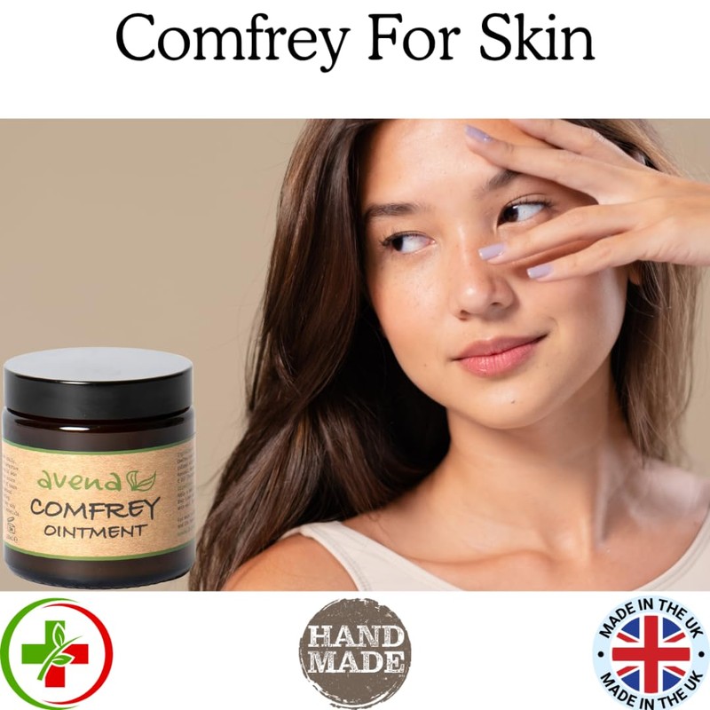 Natural Comfrey Ointment 120ml: bone break, fractures, wounds, joint &