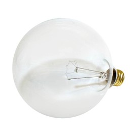 Bulbrite 40W 125V G40 Clear Globe Bulb, E26 Base