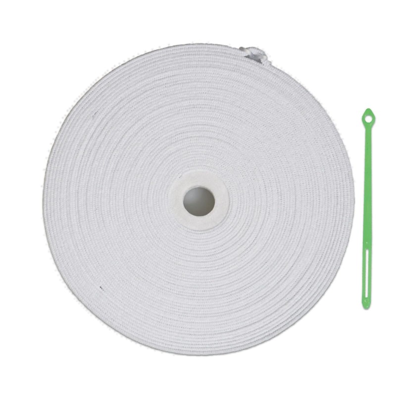 Pajama Rubber, 0.6 inch (15 mm), Width 32.8 ft (10