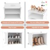 LANTEFUL 10 Tiers Tall Shoe Rack 20 Pair Shoe Organizer