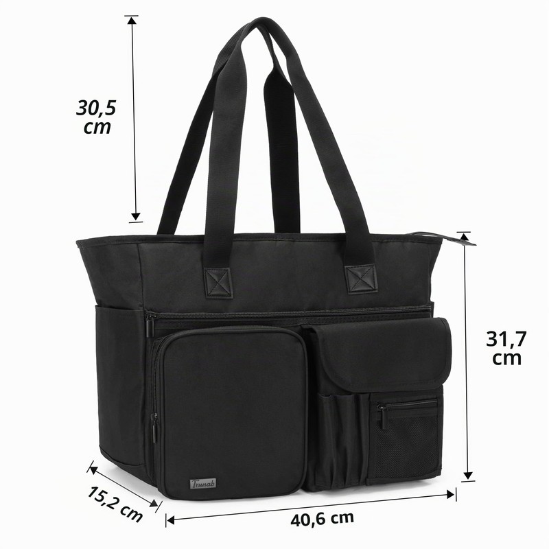 Trunab Nurse Bag with Padded 15.6 Inch Laptop Sleeve