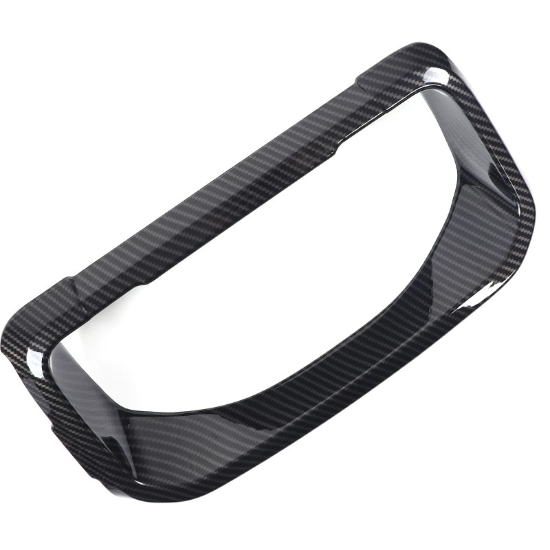 car-attention Carbon ABS Dashboard Instrument Panel Frame Trim Cover For