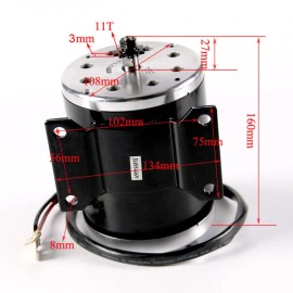 Unbranded 36v 800w DC MY1020 Motor Speed Controller Electric Bike Scooter Go-kart ATV Quad