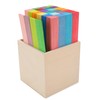 120pcs Wooden Building Blocks Colorful Bridge Building Stacking Toy Toddler