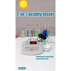 Potenciometro Medidor Ph Temperatura Digital Mesa + Regalo